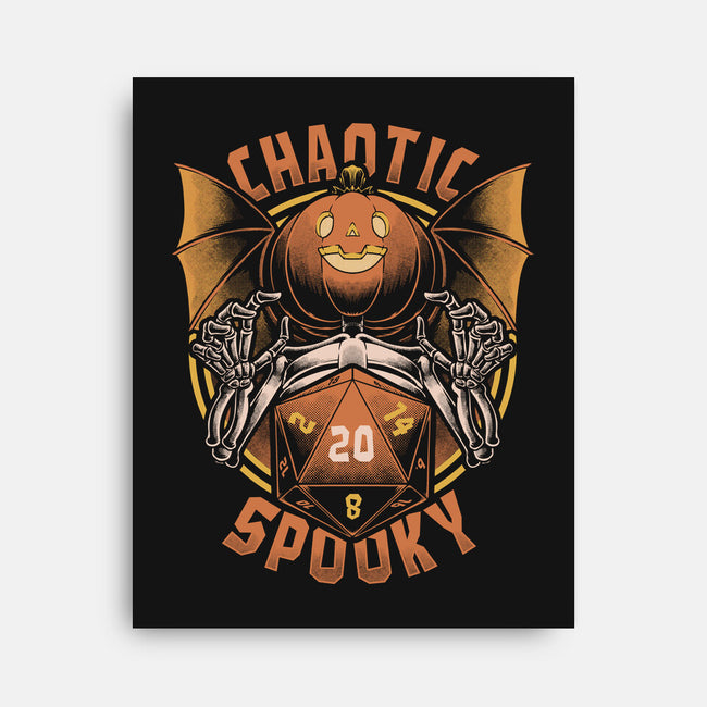 Chaotic Spooky Halloween RPG-None-Stretched-Canvas-Studio Mootant