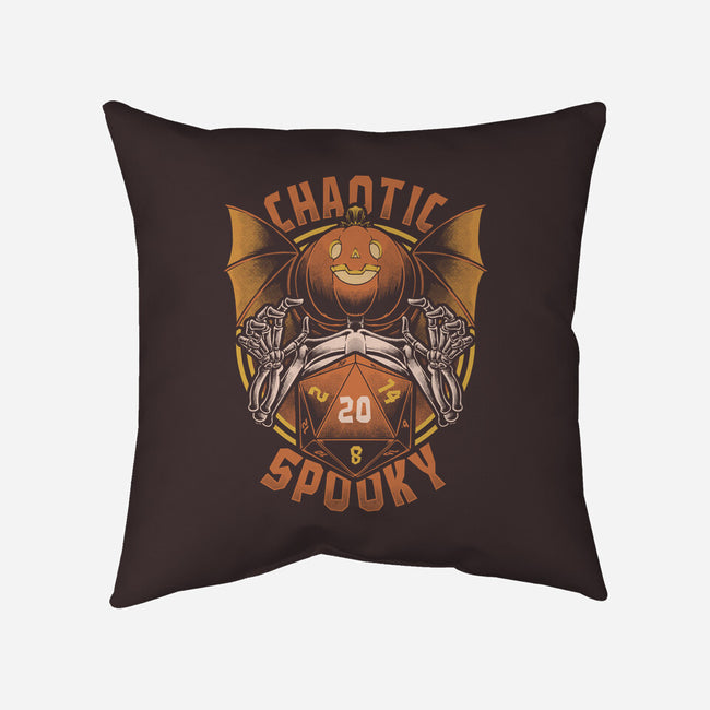 Chaotic Spooky Halloween RPG-None-Removable Cover w Insert-Throw Pillow-Studio Mootant