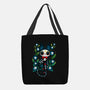 Halloween Skeleton Cat-None-Basic Tote-Bag-Vallina84