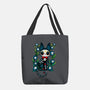 Halloween Skeleton Cat-None-Basic Tote-Bag-Vallina84