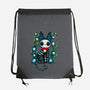 Halloween Skeleton Cat-None-Drawstring-Bag-Vallina84