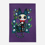 Halloween Skeleton Cat-None-Outdoor-Rug-Vallina84