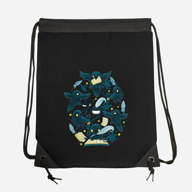 Never More Raven-None-Drawstring-Bag-Vallina84