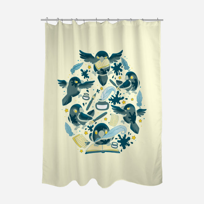 Never More Raven-None-Polyester-Shower Curtain-Vallina84