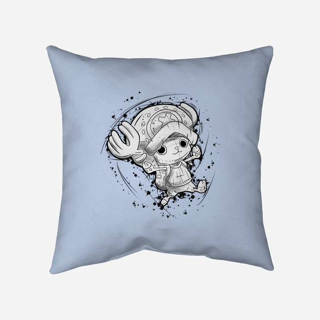 Nakama Sketch-None-Non-Removable Cover w Insert-Throw Pillow-nickzzarto