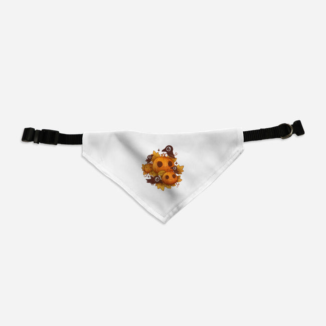 Pumpkins And Crows-Cat-Adjustable-Pet Collar-ricolaa