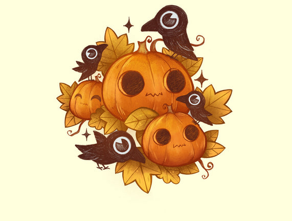 Pumpkins And Crows