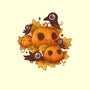 Pumpkins And Crows-None-Fleece-Blanket-ricolaa