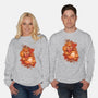 Autumn Reader-Unisex-Crew Neck-Sweatshirt-ricolaa