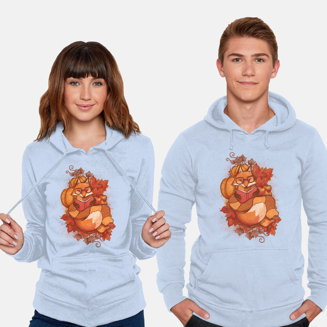 Autumn Reader-Unisex-Pullover-Sweatshirt-ricolaa