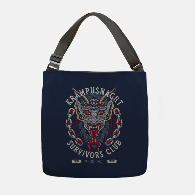 Krampusnacht Survivors Club-None-Adjustable Tote-Bag-Nemons