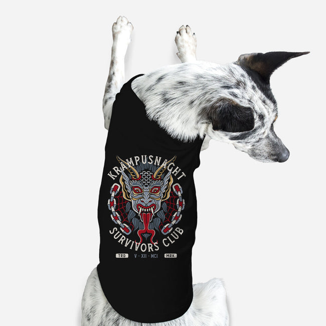 Krampusnacht Survivors Club-Dog-Basic-Pet Tank-Nemons