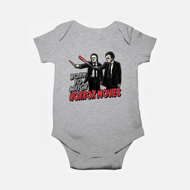 Horror Duo-Baby-Basic-Onesie-momma_gorilla