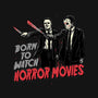 Horror Duo-Womens-Basic-Tee-momma_gorilla