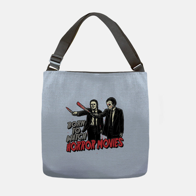 Horror Duo-None-Adjustable Tote-Bag-momma_gorilla