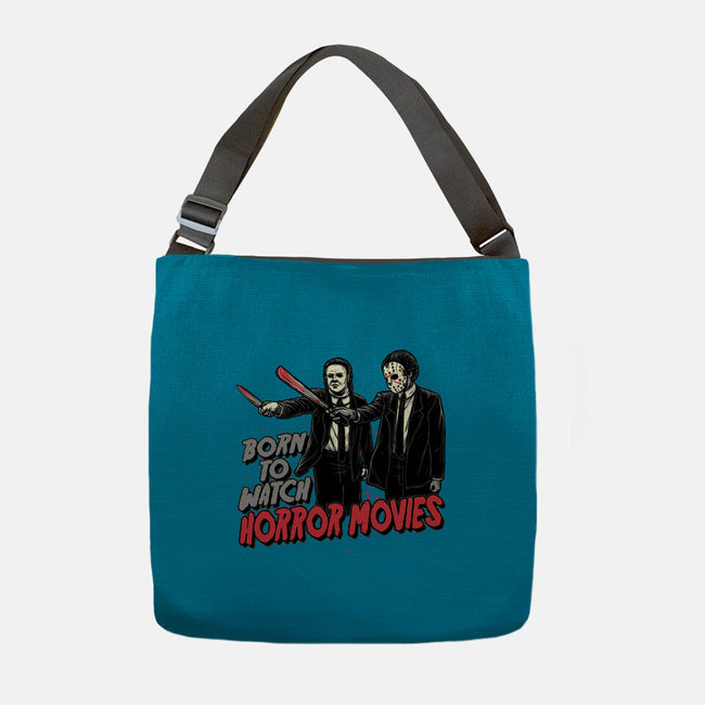 Horror Duo-None-Adjustable Tote-Bag-momma_gorilla