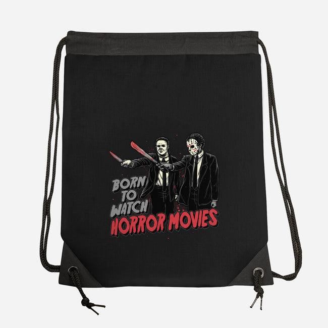 Horror Duo-None-Drawstring-Bag-momma_gorilla