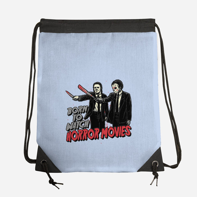 Horror Duo-None-Drawstring-Bag-momma_gorilla