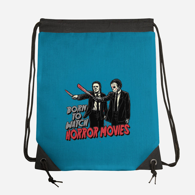 Horror Duo-None-Drawstring-Bag-momma_gorilla