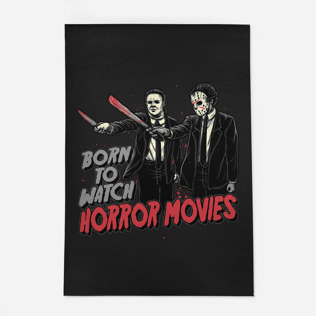 Horror Duo-None-Outdoor-Rug-momma_gorilla