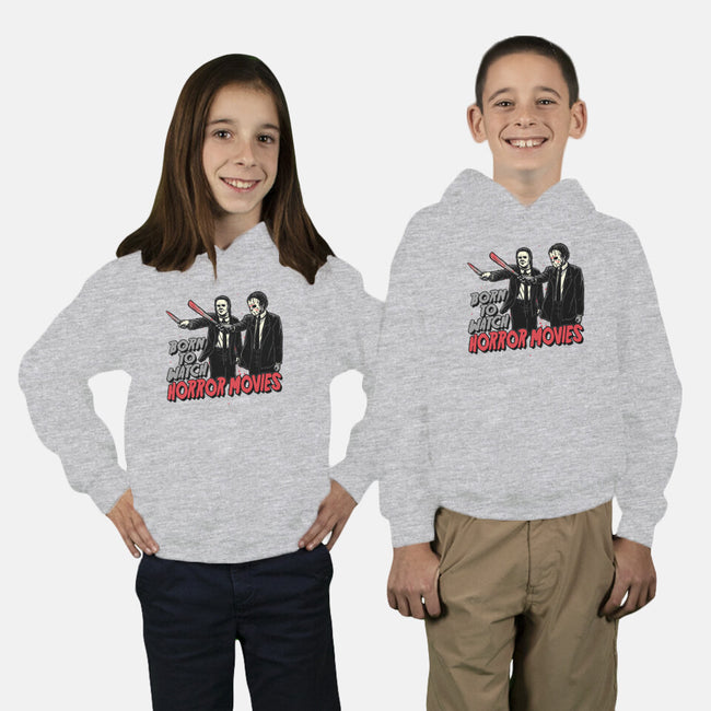 Horror Duo-Youth-Pullover-Sweatshirt-momma_gorilla