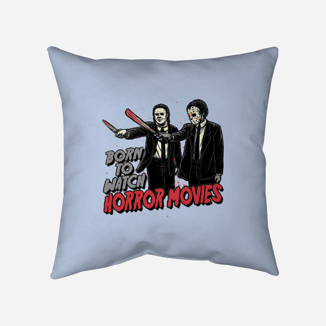 Horror Duo-None-Non-Removable Cover w Insert-Throw Pillow-momma_gorilla