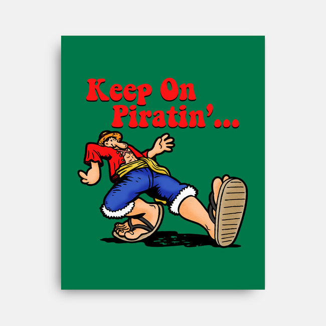 Keep On Piratin-None-Stretched-Canvas-Boggs Nicolas