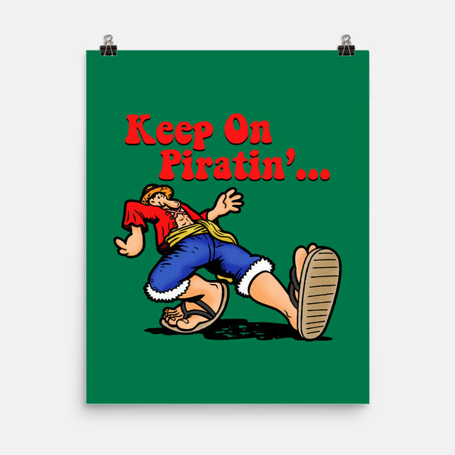 Keep On Piratin-None-Matte-Poster-Boggs Nicolas