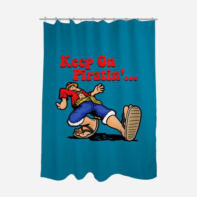 Keep On Piratin-None-Polyester-Shower Curtain-Boggs Nicolas