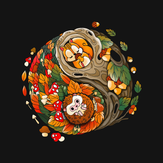 Ying Yang Autumn-Mens-Heavyweight-Tee-Vallina84