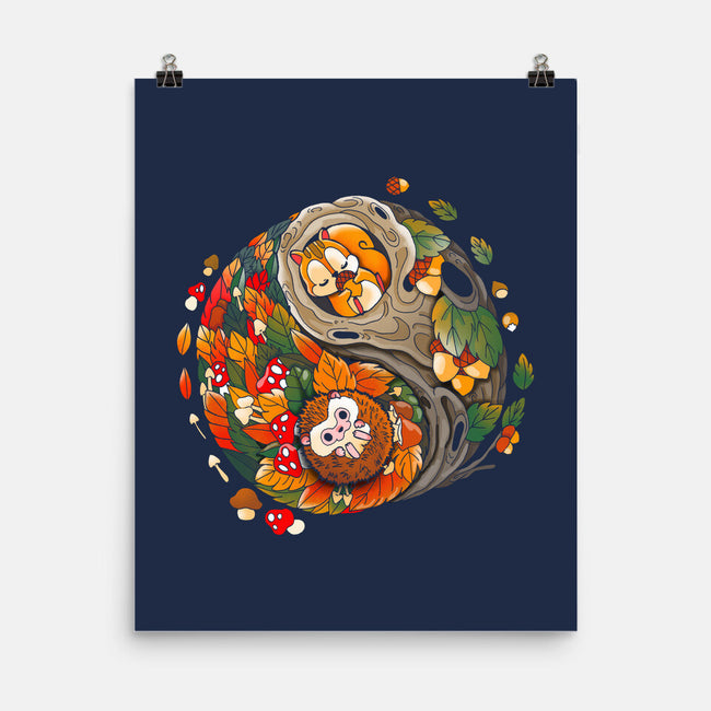 Ying Yang Autumn-None-Matte-Poster-Vallina84