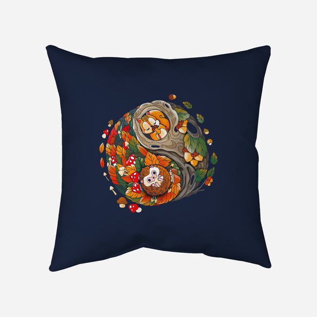 Ying Yang Autumn-None-Removable Cover-Throw Pillow-Vallina84