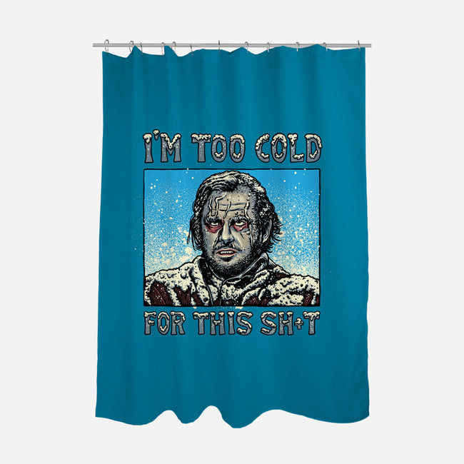 I'm Too Cold For This-None-Polyester-Shower Curtain-momma_gorilla