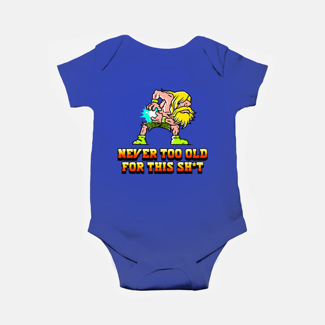 Never Too Old-Baby-Basic-Onesie-naomori