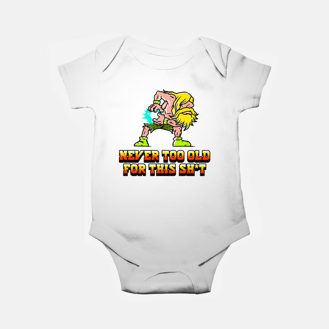 Never Too Old-Baby-Basic-Onesie-naomori