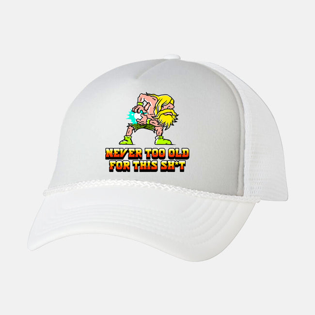 Never Too Old-Unisex-Trucker-Hat-naomori