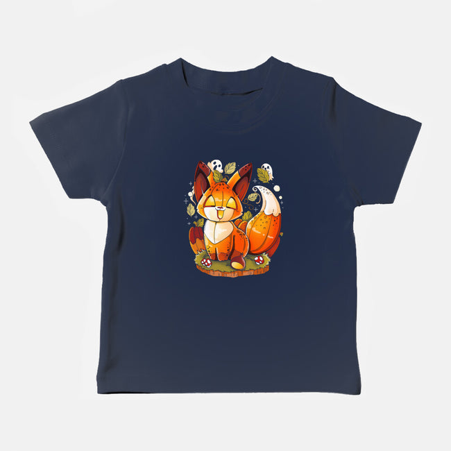 Pumpkin Fox-Baby-Basic-Tee-Vallina84