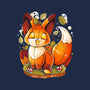 Pumpkin Fox-Womens-Basic-Tee-Vallina84