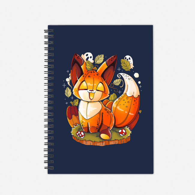 Pumpkin Fox-None-Dot Grid-Notebook-Vallina84