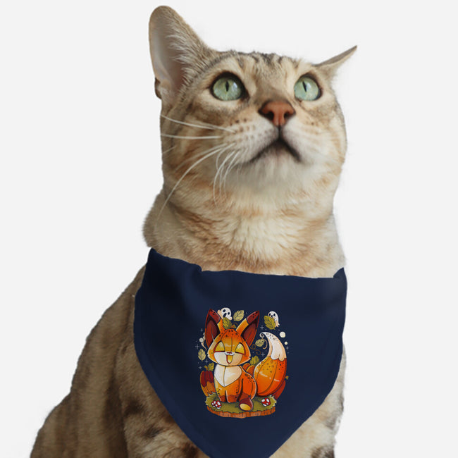 Pumpkin Fox-Cat-Adjustable-Pet Collar-Vallina84