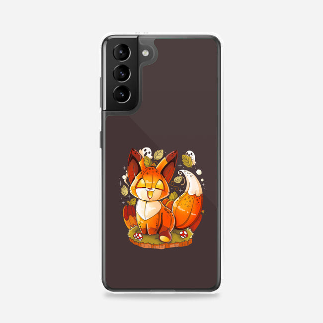 Pumpkin Fox-Samsung-Snap-Phone Case-Vallina84