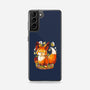 Pumpkin Fox-Samsung-Snap-Phone Case-Vallina84