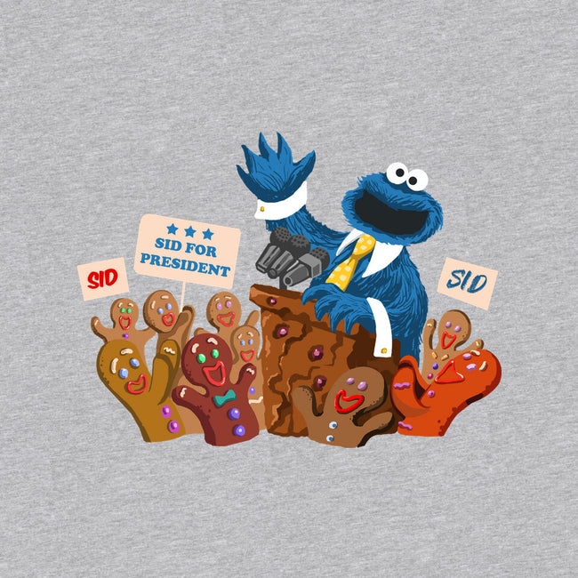 Cookie Monster For President-Womens-Basic-Tee-ugurbs