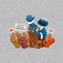 Cookie Monster For President-Mens-Heavyweight-Tee-ugurbs