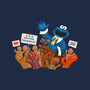 Cookie Monster For President-Womens-Fitted-Tee-ugurbs