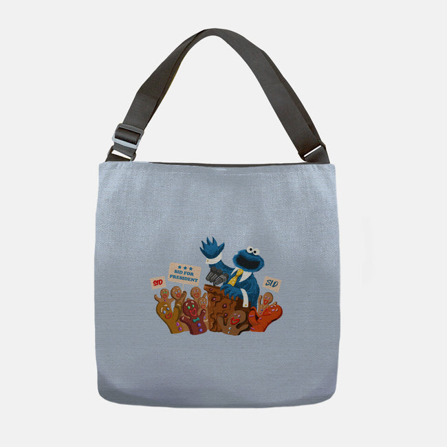 Cookie Monster For President-None-Adjustable Tote-Bag-ugurbs