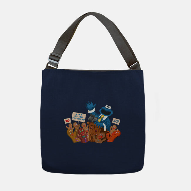 Cookie Monster For President-None-Adjustable Tote-Bag-ugurbs