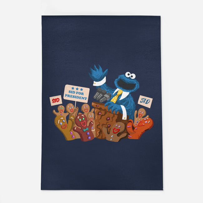 Cookie Monster For President-None-Outdoor-Rug-ugurbs