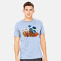 Cookie Monster For President-Mens-Heavyweight-Tee-ugurbs