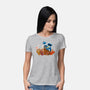 Cookie Monster For President-Womens-Basic-Tee-ugurbs